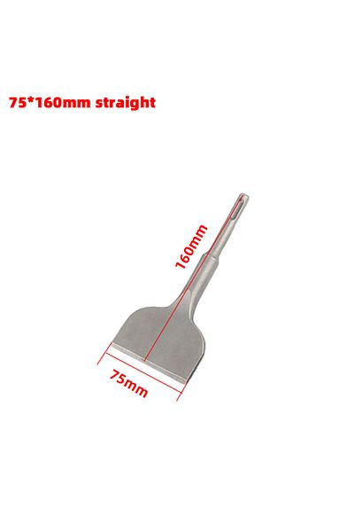 Choice 75x160 Straight 1pc Sds Plus L Round Shank Tile Shovel Electric Hammer Chise Wall Concrete Impact Dr