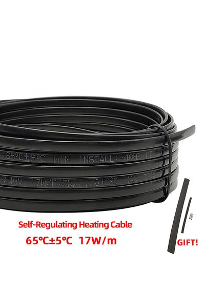 Choice 50 m Best Sale 220V 230V 240V No need Controller Water-proof Self Regulating Heating Cable, Prevent