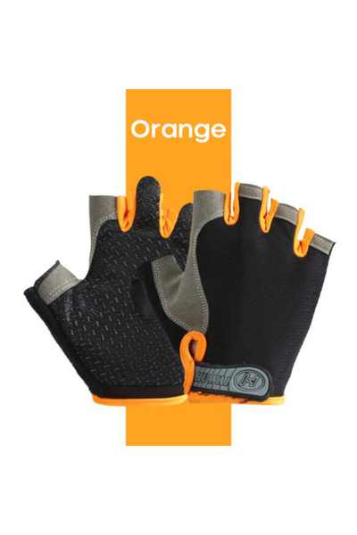 Choice قفازات نصف أصابع خارجية مضادة للانزلاق ومضادة للتعرق للرجال والنساء، ق...