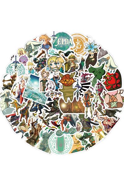 Choice 50pcs All 50pcs The Legend Of Zelda Graffiti Sticker Decorated For Guitar Skateboard Refrigerator Lu