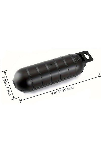 Choice Black 1pc Outdoor Extension Cable Safety Cover, Waterproof Sealed And Weather Proof Electrical Conn