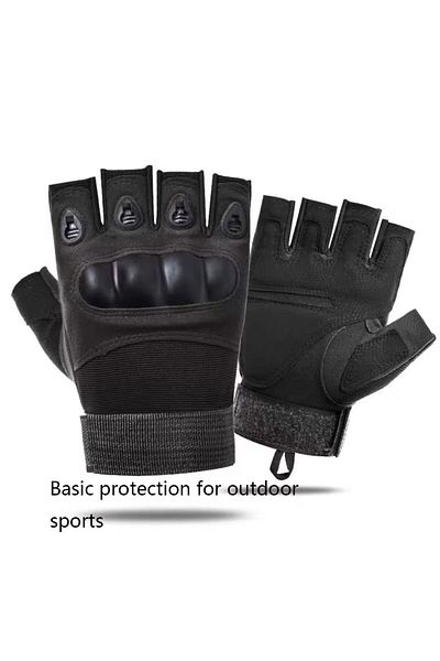 Choice M Army Green Half-finger Tactical Gloves Men's Outdoor Cycling Sports Anti-slip Wear Mountaineering