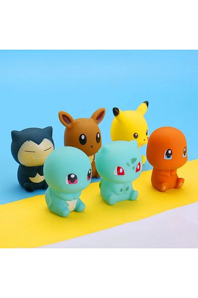Choice 6pcs 6pcs Pokemon Pikachu Figures Bathroom Bath Shower Baby Children Play Water Bath Toys Kids Sprin