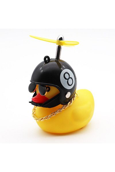 Choice Black Eight Viscose Broken Duck Car Car Decoration Electric Battery Car Decoration Bicycle Car Littl