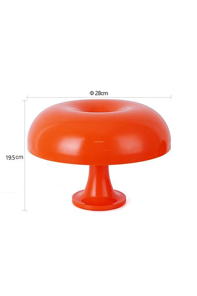 Choice Type-C charging orange Classic Mushroom Table Lamp Modern Bauhaus Art Table Lamp Bedroom Bedside Lam