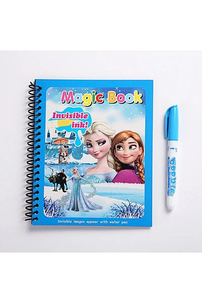 Hot Toys Frozen Disney Kids Puzzle Graffiti Painting Book Mickey Mouse Cars Sofia Princes Cartoon DIY Magi...