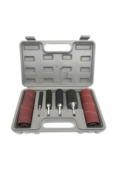 Choice 20 قطعة من طقم أسطوانة صنفرة المغزل وحزام الصنفرة ومغزل المطاط وأكمام ...