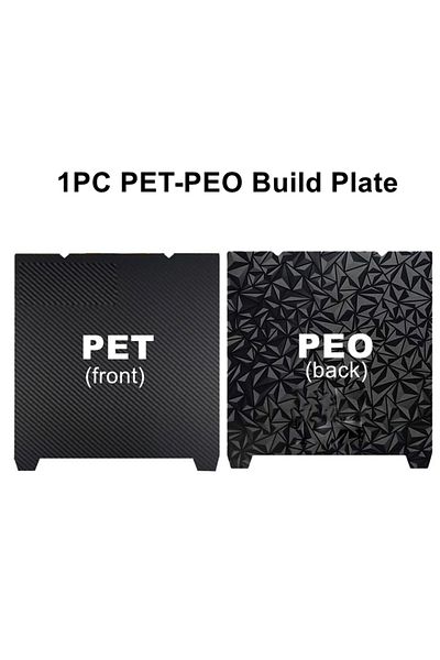 LISM 1pc Pet-peo Plate For Ender 3 V3 Se Build Plate Texture Pei Spring Steel 235x235mm Smooth Pey Pet Pe