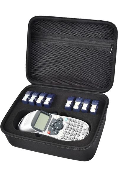 Choice Black Sponge （case Only)case Compatible With Dymo Letratag Lt-100h Handheld Label Maker Machine, Hol