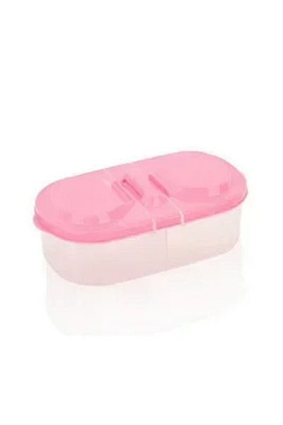 Choice 1pc Pink 1pc Healthy Plastic Food Container Portable Lunch Box Capacity Camping Picnic Food Fruit Co
