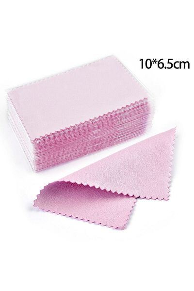 Choice No.11 10*6.5cm/8*8cm 50pcs Silver Clean Polishing Cloth Soft Clean Wipe Wiping Cloth For Necklaces R