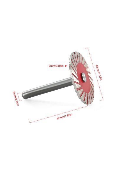 Choice A 6mm Diamond Cutting Circular Saw Blade Set Cutting Rotory Tool Cutting Discs With Mandrel For Dre.