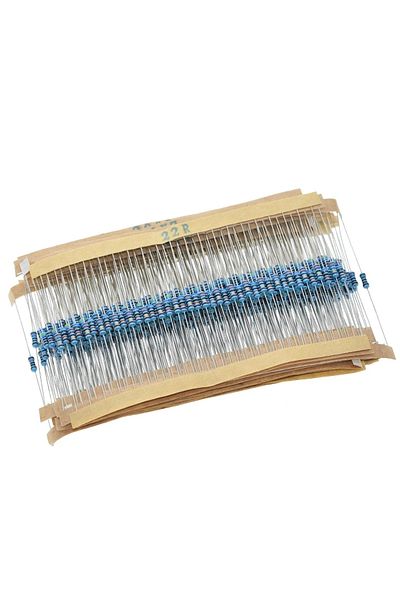 Choice Other 600pcs Resistor Kit 10 Ohm-1mohm Resistors 1/4w ±1% Carbon Film Single Resistor Electrical Ele