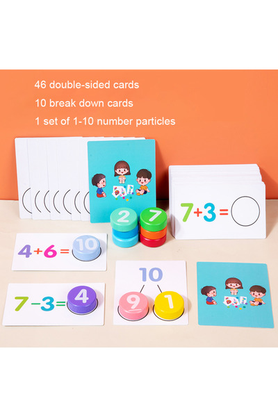 Choice ب - وسائل تعليمية لمادة الرياضيات للأطفال في مرحلة التعليم المبكر، ومطابقة الإدراك العددي، والعمليات الحسابية.