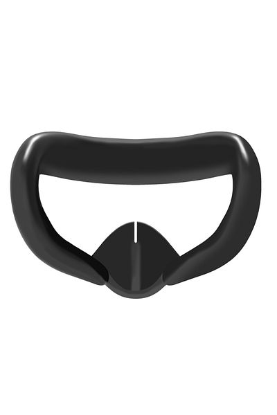 Choice Black Facial Interface & Silica Gel Face Cover Pad For Oculus Quest 3,vr Accessories,compatible With