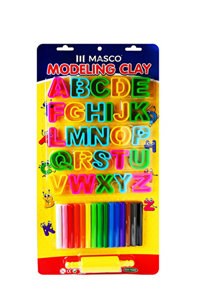 MASCO Modeling Clay Kit with Alphabet Shapes