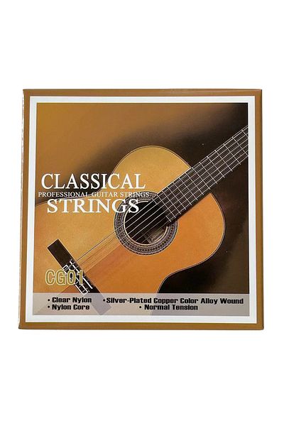 Choice 1pc Classical Guitar Strings - Nylon Core Basses - Silver-plated Copper Alloy Wound - Normal Tension