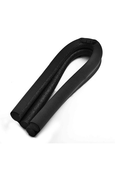 Choice Black 1x Windproof Seal Strip Draught Excluder Stopper Door Bottom Guard Double Protector Doorstop D