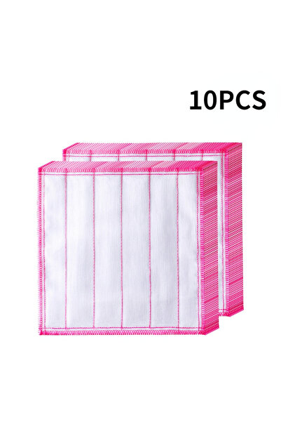 Choice 10PCS Anti-Oil Kitchen Towel 8 Layers Microfiber Kitchen Cleaning Clot...