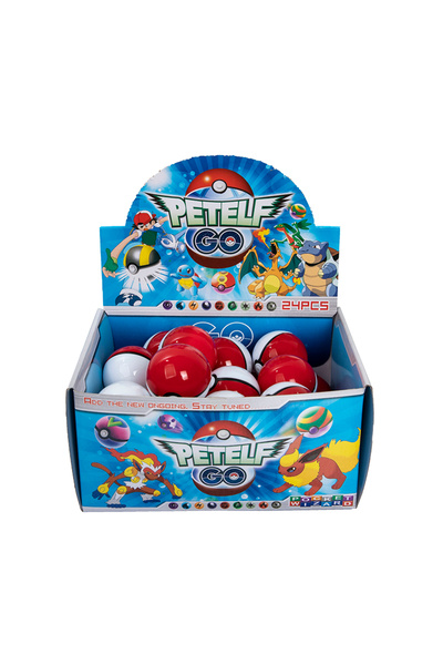 Takara Tomy صندوق واحد (24 أحمر) جديد 24 قطعة / مجموعة 5 سم بوكيمون بوكبول نم...