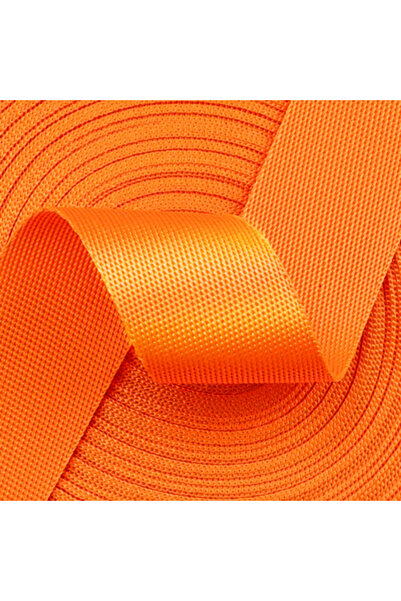 Choice حزام برتقالي 5 ياردات بعرض 25 مم من النايلون حزام ظهر حزام أمان حزام خ...