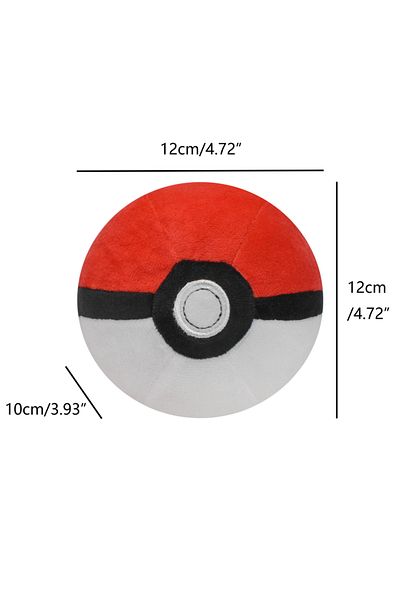 Choice Red Ball Master Ball Great Ball Ultra Ball Poké Ball Plush Toys Soft Stuffed Animals Cartoon Backpac