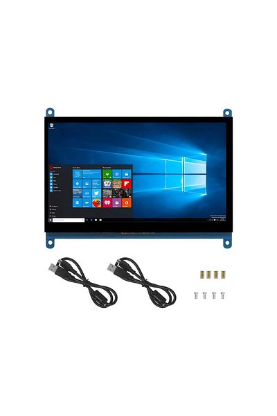Choice TN Touch LCD-Cable 7 Inch Raspberry Pi 4/3/2/B/B+/A+ Monitor 1024x600 IPS 5-Points Capacitive Touchs