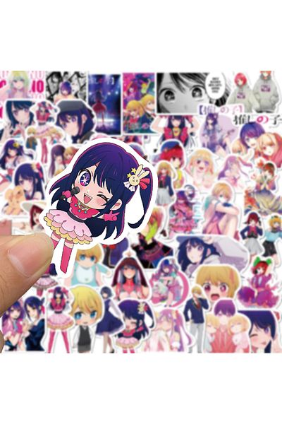 Choice 50pcs 50pcs Oshi No Ko Anime Japan Girls Stickers Vintage For Diy Kids Notebook Luggage Motorcycle L