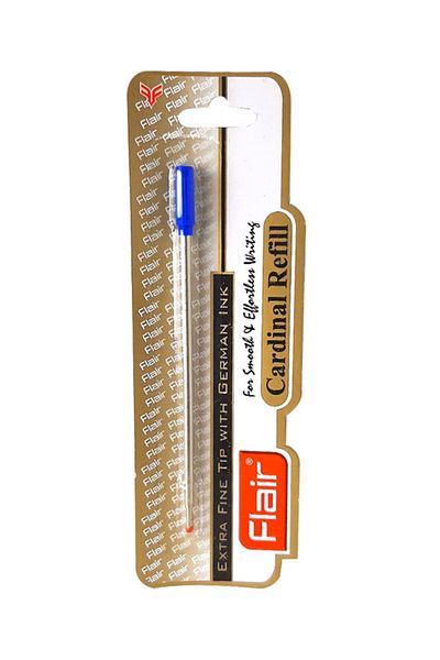 Flair Cardinal Refill Set of 10 Pcs,Blue