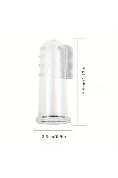 Choice White Super Soft Pet Finger Toothbrush Teddy Dog Brush Bad Breath Tartar Teeth Care Tool Dog Cat Cle