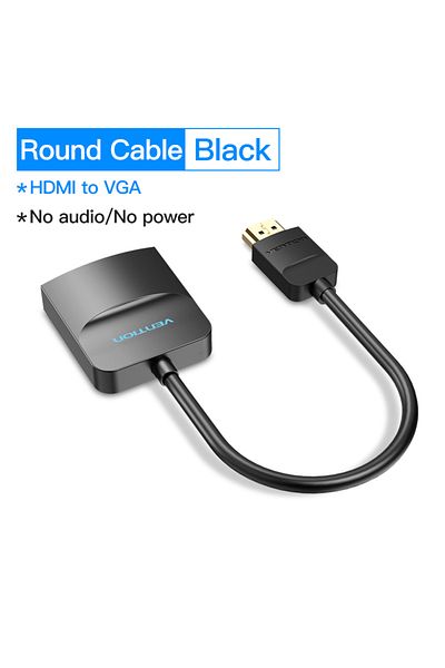 Choice Vention HDMI to VGA Adapter 1080P HD Male to VGA Female Converter With 3.5 Jack Audio Cable for X...