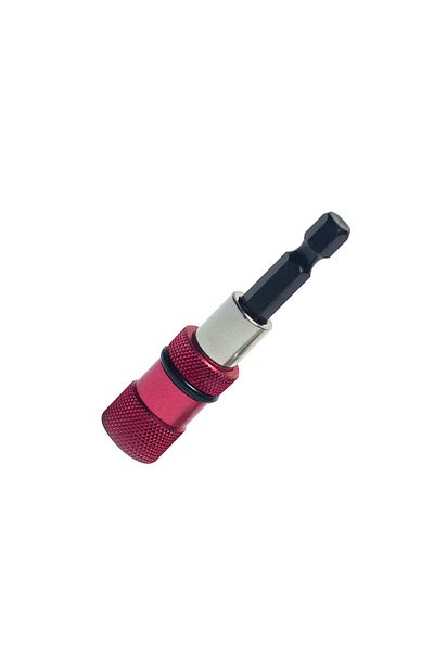 Choice Red Stainless Steel Electric Screwdriver Bit Limit Magnetic Connecting Rod Screwdriver Depth Adjusta