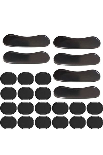 Choice Black 24pcs Drum Dampeners Get Crisp Clear Drum Tones Soft Silicone Gel Pads Soft Drum Mute Dampener
