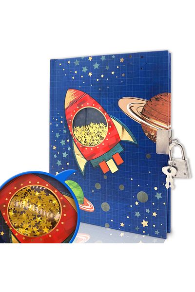 Choice B6 Navy Blue Diary With Lock And Keys, 160 Pages Journal Secret Cute Notebook For Little Kids