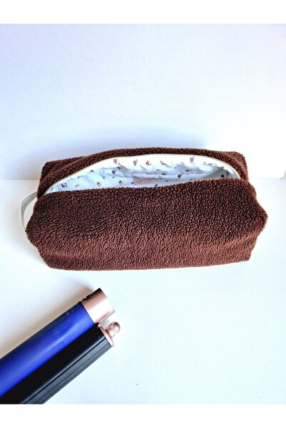 BABY KANGAROO حقيبة كبيرة لتصفيف الشعر من القطيفة مقاس 35x14x12 - حقيبة سفر م...