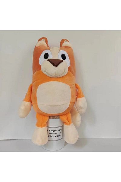 Choice About 28cm Orange Animation Peripheral Bluey Cute Dog Rag Doll Blue Family Plush Toy Doll Gifts