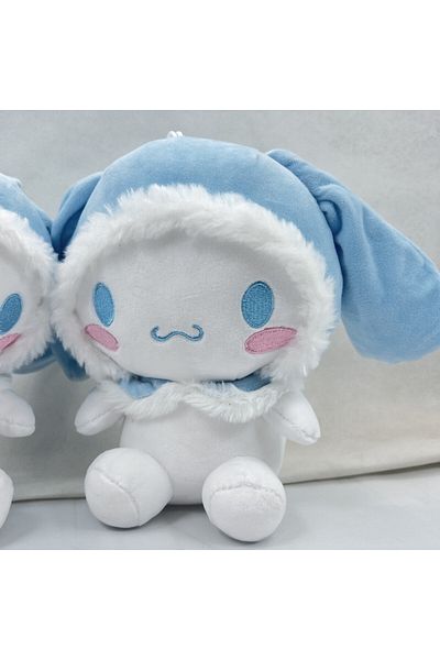 Miniso 3pcs 25Cm Kawaii Sanrio Anime Plush Toy Cartoon Roll Cinnamoroll Soft Stuffed Plushie Doll Baby Girl