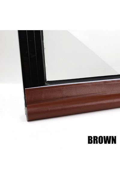 Choice Brown Adjustable Door Bottom Seal Strip Weatherstrip Under Door Draft Stopper Anti-cold One Side Gap