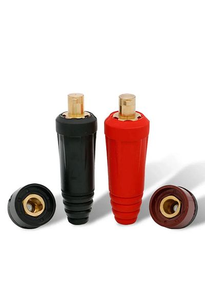 Choice 4pcs/set Welding Machine Quick Fitting Tig Welding Cable Panel Connector Socket Set Dkj10-25 & Dk...