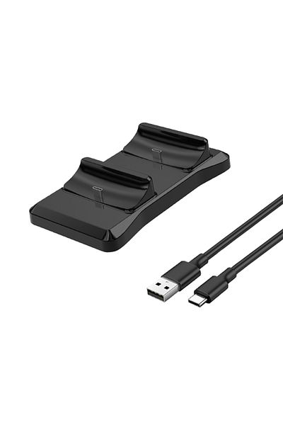 Choice Black Gaminja Charger For Playstation5 Wireless Controller Type-c Usb Dual Fast Charging Dock Statio
