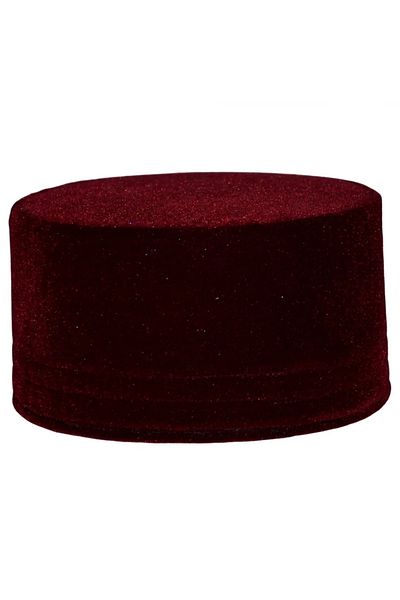 şahinbak Molded Fes, Skullcap, Felt Skullcap, Hat, Burgundy Skullcap, Switch, T101