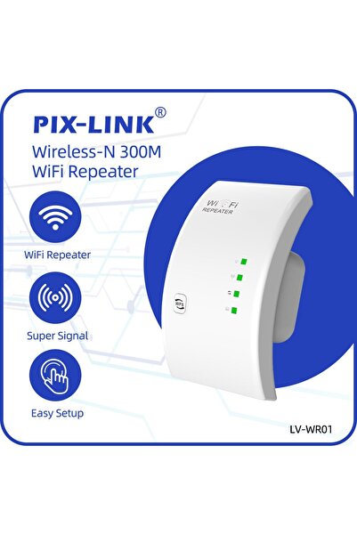 Choice1 جهاز تقوية إشارة الواي فاي اللاسلكي PIX-LINK WR01، متوافق مع اللوائح ...