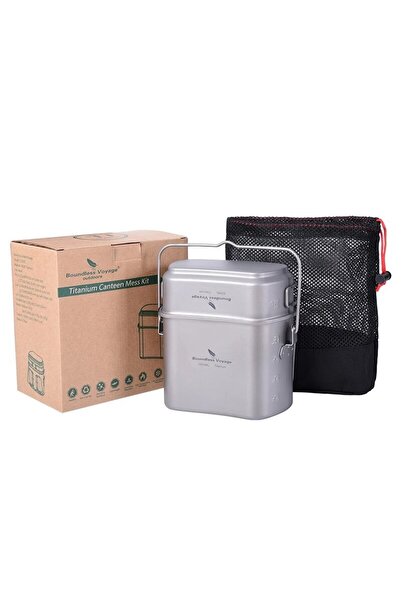 Choice Ti2059C Boundless Voyage Titanium Hanging Pot Cup Cooking Set with Lid...