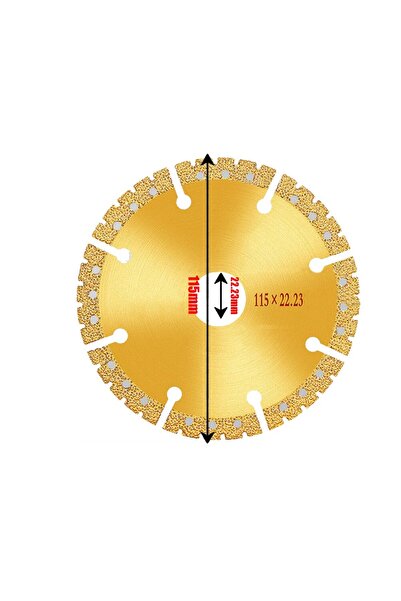 Choice شفرة المنشار الصفراء متعددة الأغراض الملحومة بالفراغ مقاس 4.5 بوصة من ...