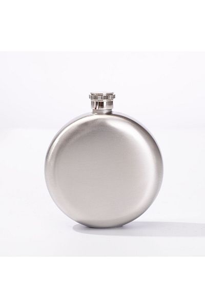 Choice Silver 5oz/140ml Russian Wine Bottle Liquor Pot Round Whiskey Flask Stainless Steel Alcohol Hip Flas