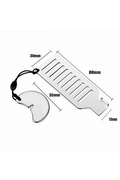Choice Safety Anti-theft Door Blocker Portable 8cm Stainless Steel Safe Security Tool For Home Privacy H...