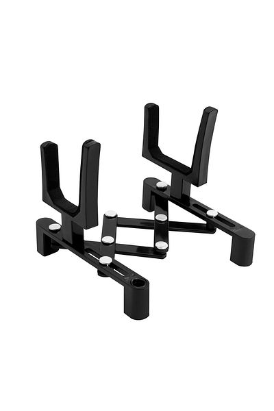 Astonvilla Black Adjustable Violin Stand Holder Portable Full Size Stringed Instrument Accessories Retractable