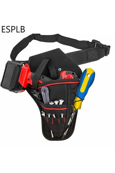 ESPLB Multi-functional Waterproof Drill Holster Waist Tool Bag Electric Waist Belt Tool Pouch Bag...
