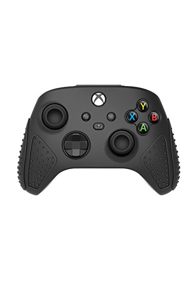 TOYILUYA حافظة واقية من السيليكون مضادة للانزلاق ومقبض لجهاز التحكم من سلسلة Xbox للبيع باللون الأسود