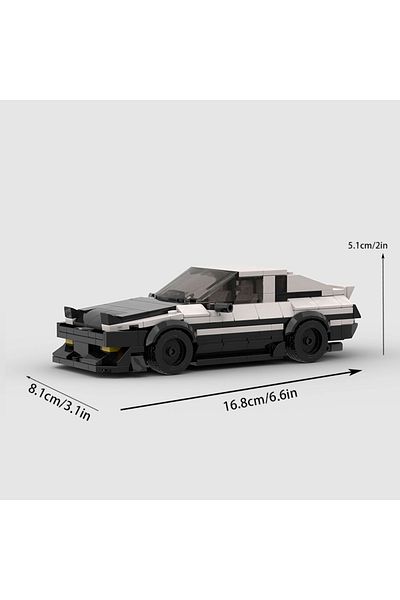Choice MOC Racing Car City Speed Champions Sports AE86 GT-Apex Building Blocks Bricks Supercar Racers Te...